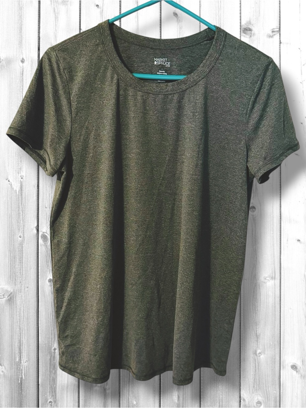 🌼Market & Spruce Olive Green Short Sleeve Crewneck Tee
